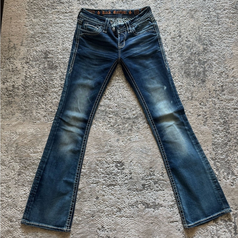 Rock Revival Blue Flare Jeans